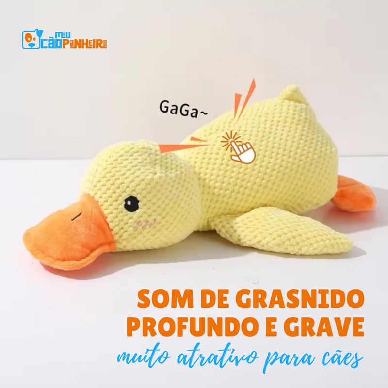 Pato de Pelúcia de Suporte Emocional para Cães - Cãopanheiro Pato