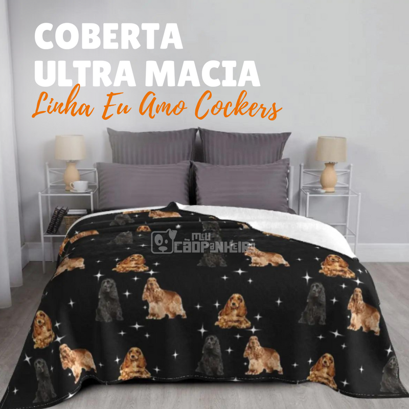 Coberta Ultra Macia - Linha Eu Amo Cockers