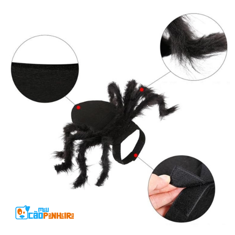 Fantasia de Aranha para Cachorro