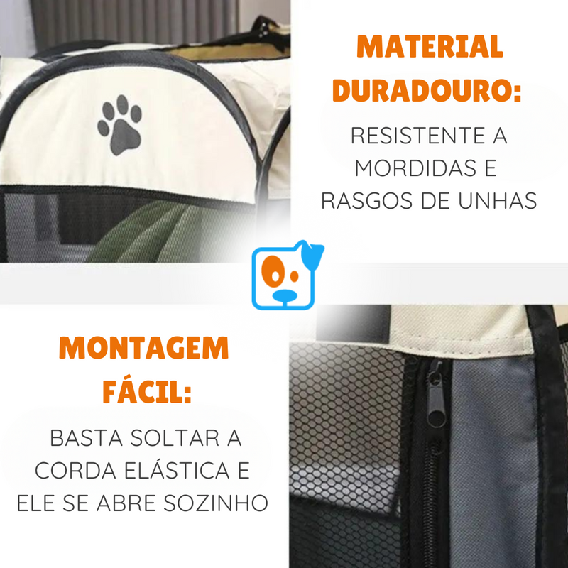 Cercado portátil para cães