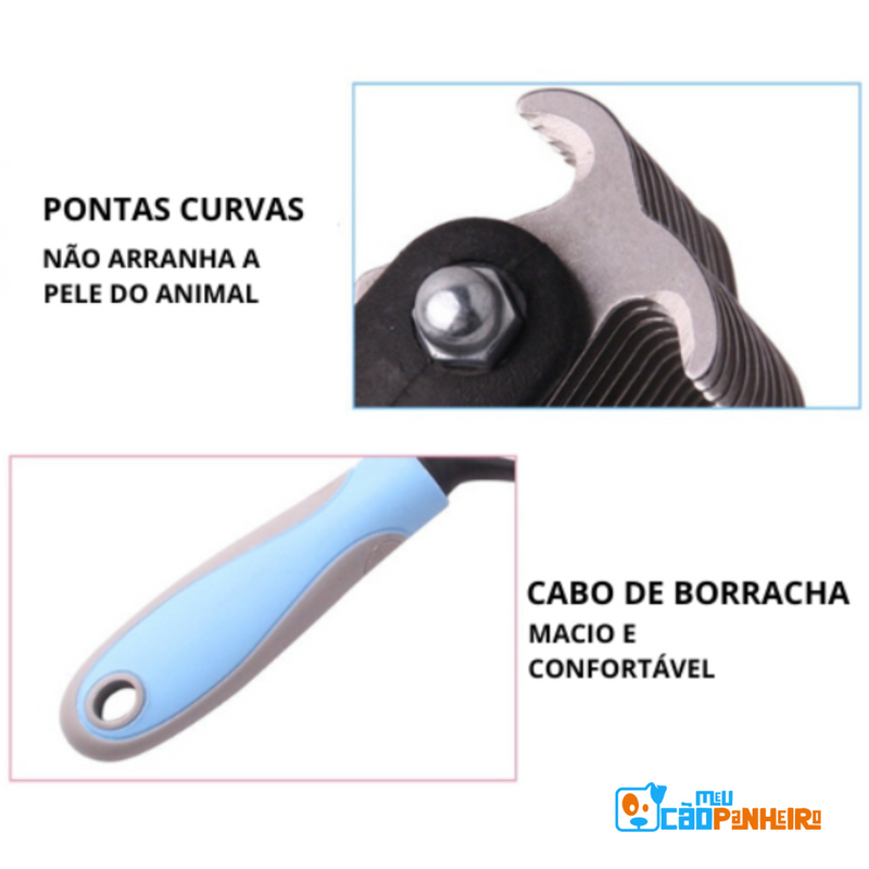 Escova Removedora de Pelos para Cães - Clean Pet