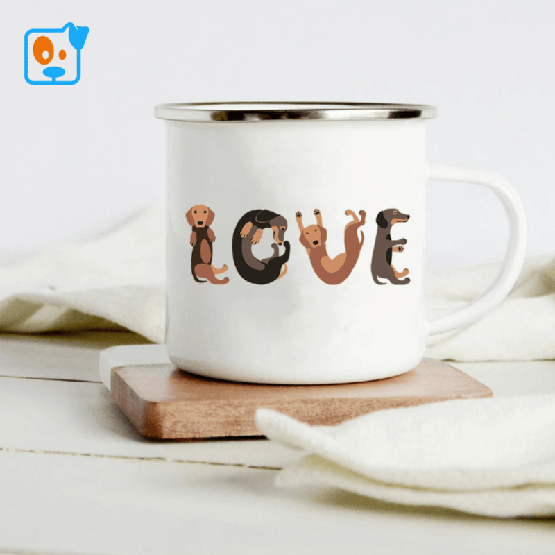 Caneca personalizada Salsicha - Linha Dachshunds Lovers