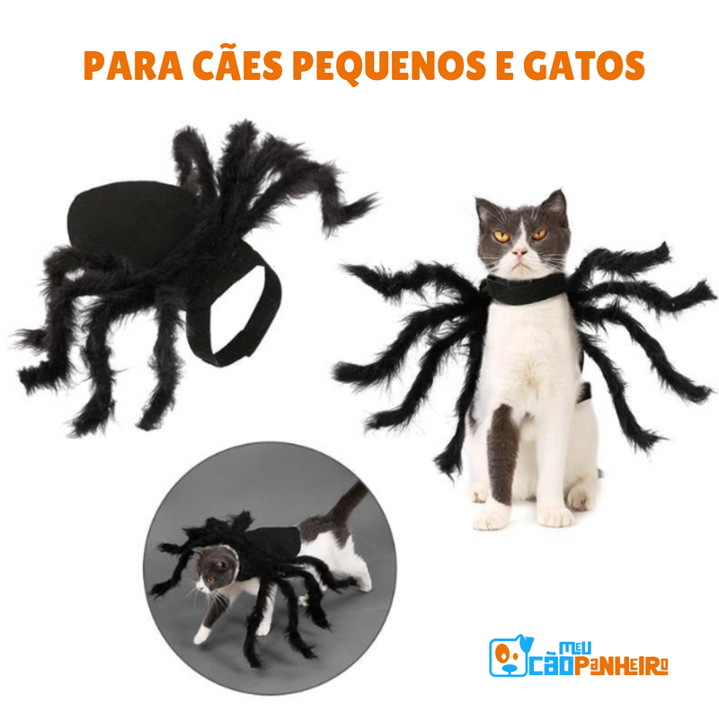 Fantasia de Aranha para Cachorro