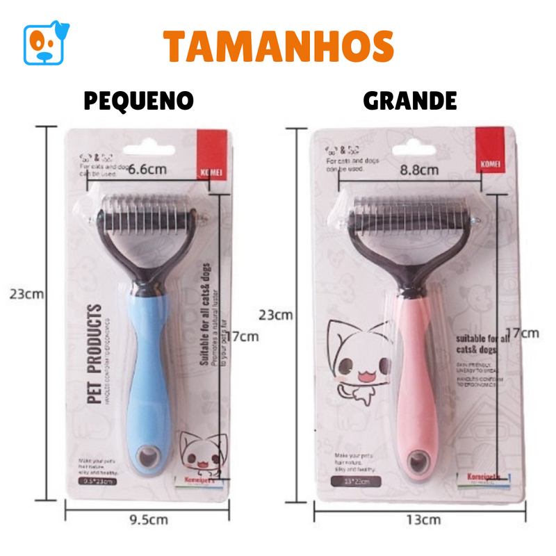 Escova Removedora de Pelos para Cães - Clean Pet