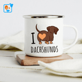 Caneca personalizada Salsicha - Linha Dachshunds Lovers