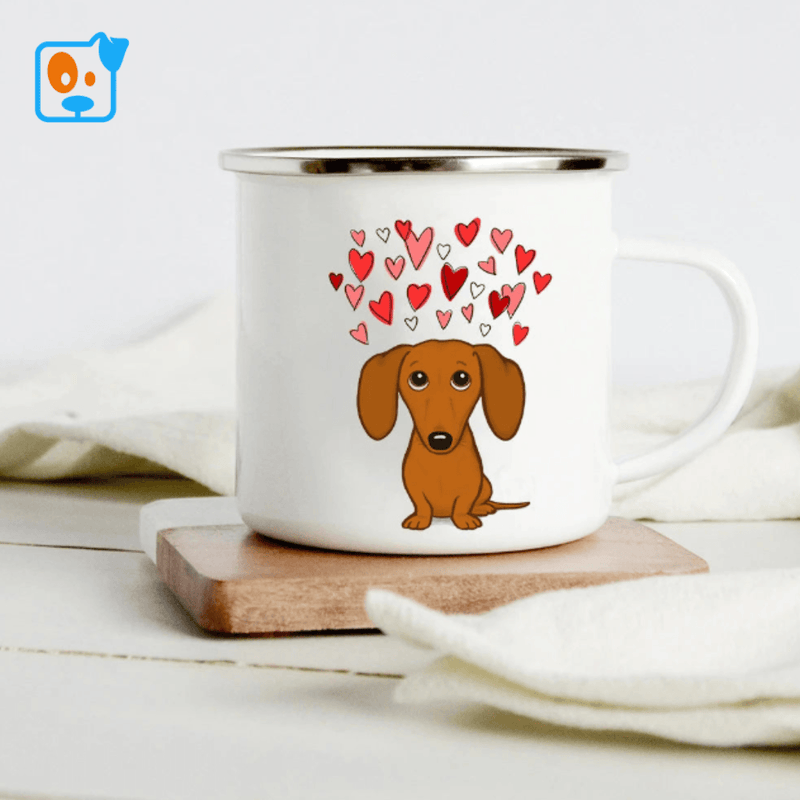 Caneca personalizada Salsicha - Linha Dachshunds Lovers